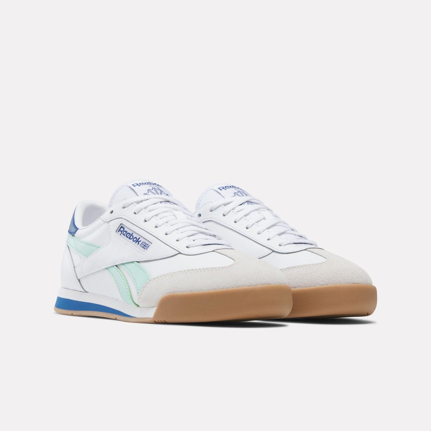 Reebok Footwear Men Campio XT Shoes WHITE/TWILIGHTBLUE/GLITCHAQUA