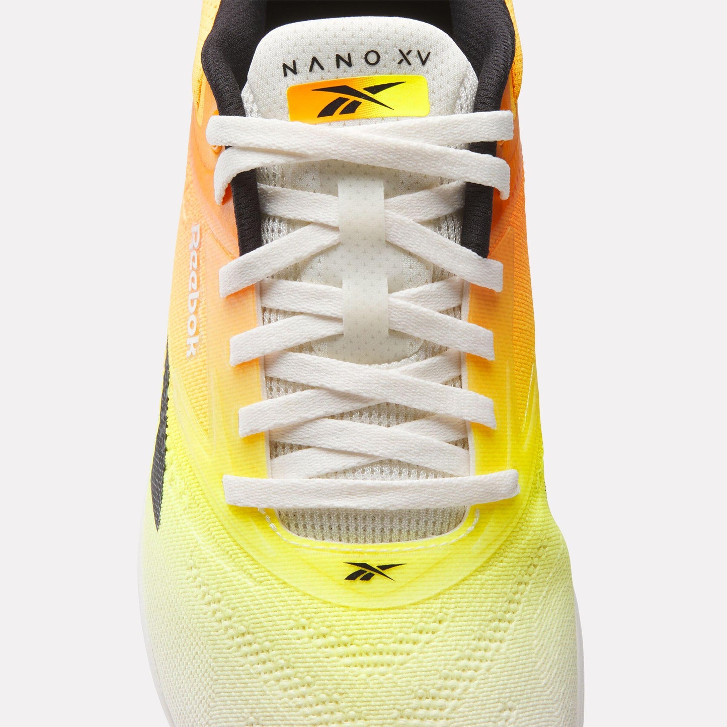 Reebok Footwear Men Nano X5 Training Shoes CHALK/BLACK/ELECTRIC AMBER