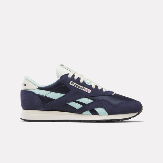 Reebok Footwear Men Classic Nylon Shoes VECTOR NAVY/GLITCH AQUA/VINTAG