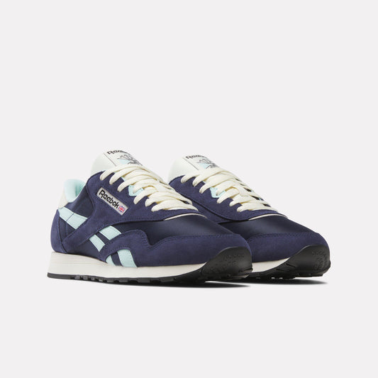 Reebok Footwear Men Classic Nylon Shoes VECTOR NAVY/GLITCH AQUA/VINTAG