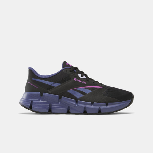 Reebok Footwear Women Zig Dynamica 5 Shoes BLACK/TWILIGHTBLUE/PURPLERAVE