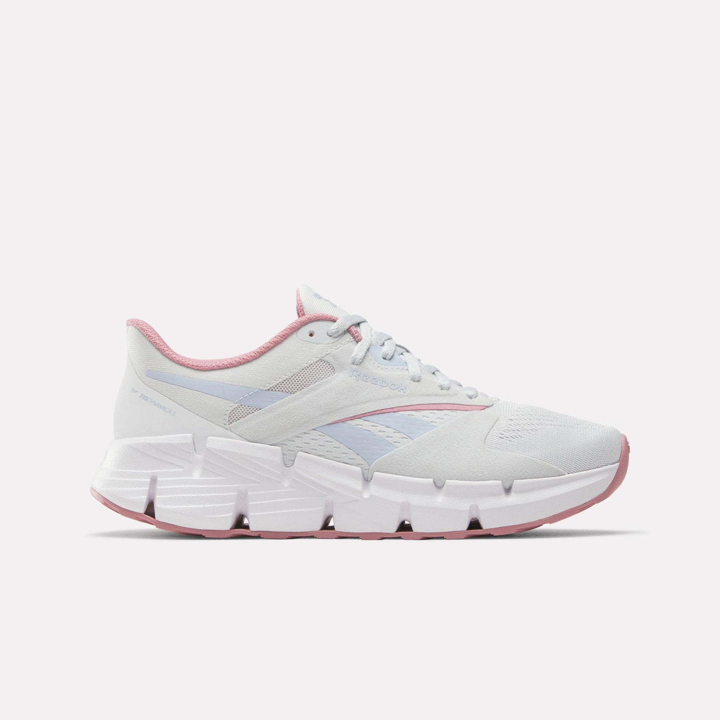 Reebok Footwear Women Zig Dynamica 5 Shoes MOON/WHITE/DUSTYROSE