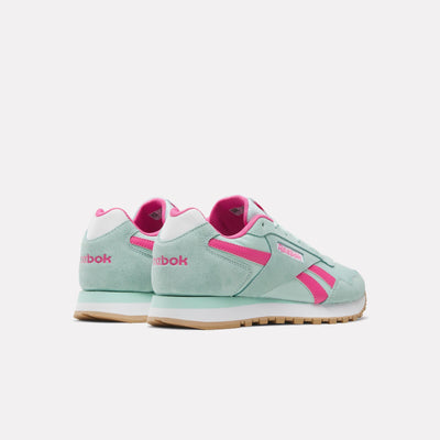 Reebok Footwear Women Glide Shoes GLITCH AQUA/TRUE PINK/WHITE