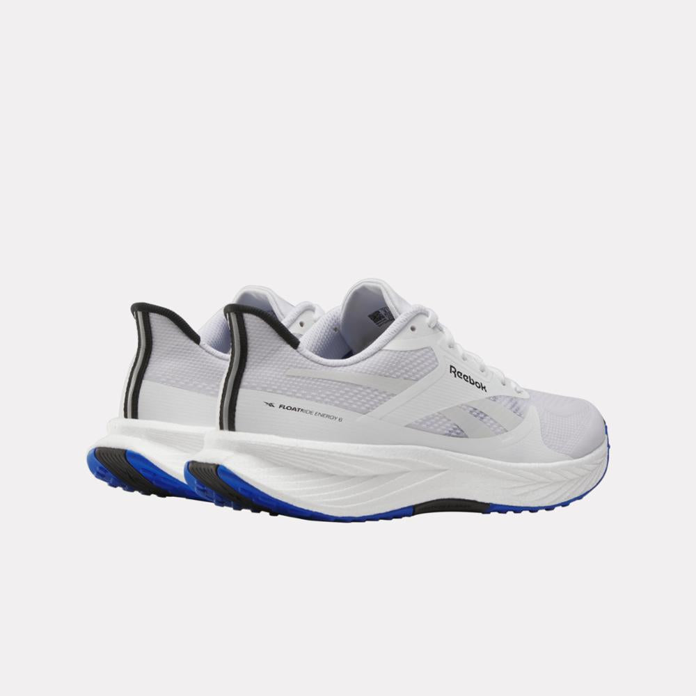 Reebok Footwear Men Floatride Energy 6 Running Shoes WHITE/BLACK/OPTIMUM BLUE