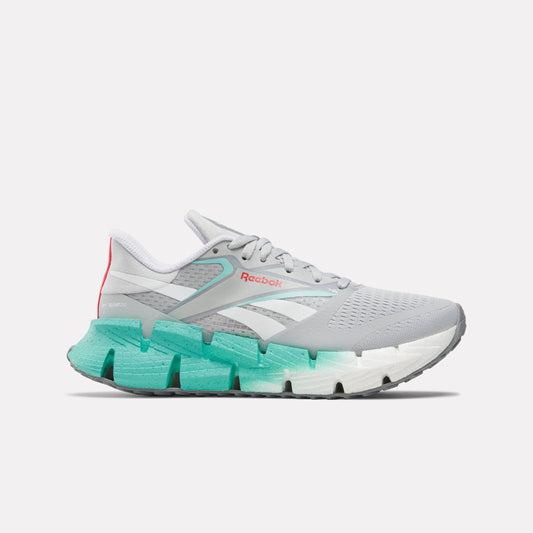 Reebok Footwear Women FloatZig 1 Running Shoes GREY 1/AI AQUA/WHITE