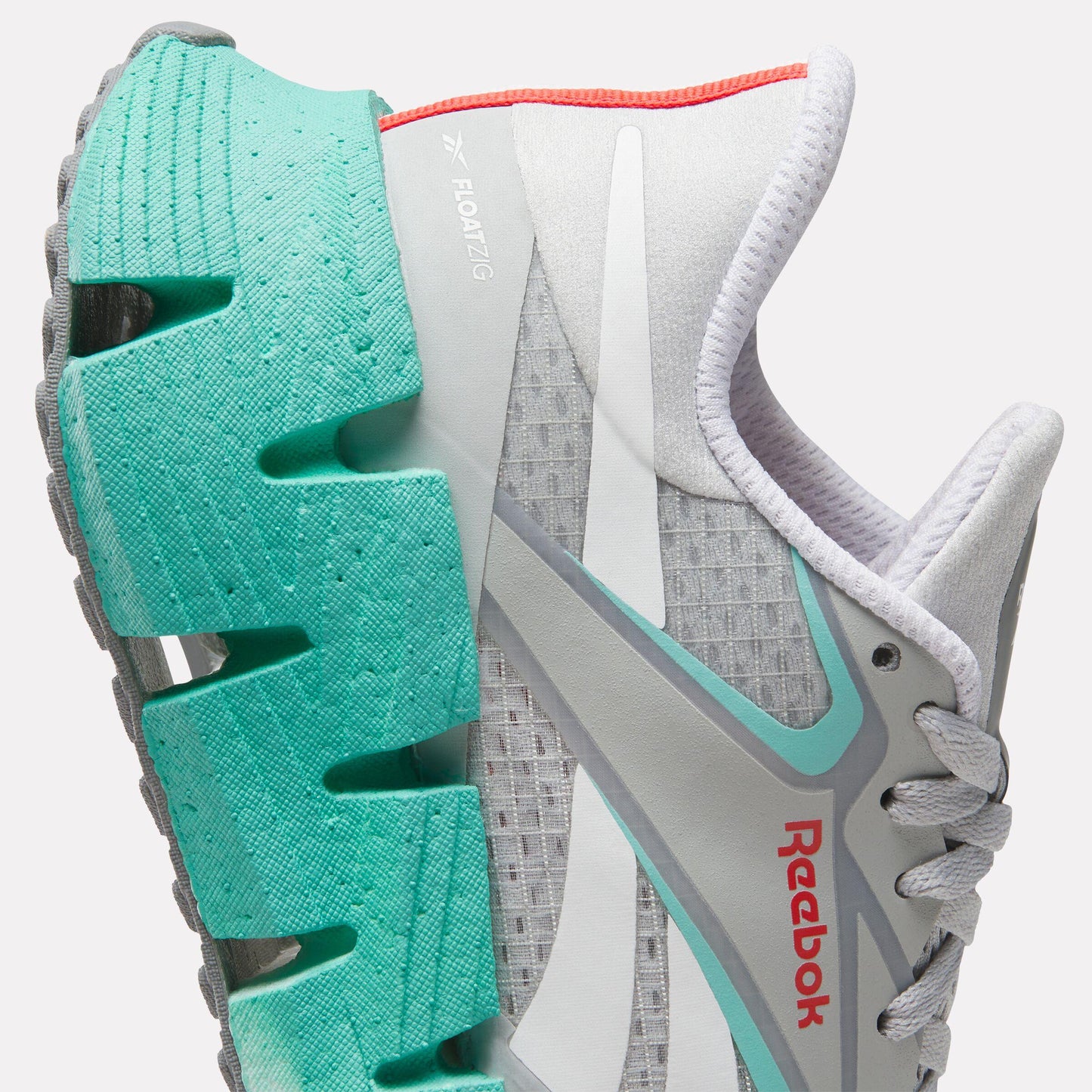 Reebok Footwear Women FloatZig 1 Running Shoes GREY 1/AI AQUA/WHITE