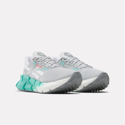 Reebok Footwear Women FloatZig 1 Running Shoes GREY 1/AI AQUA/WHITE