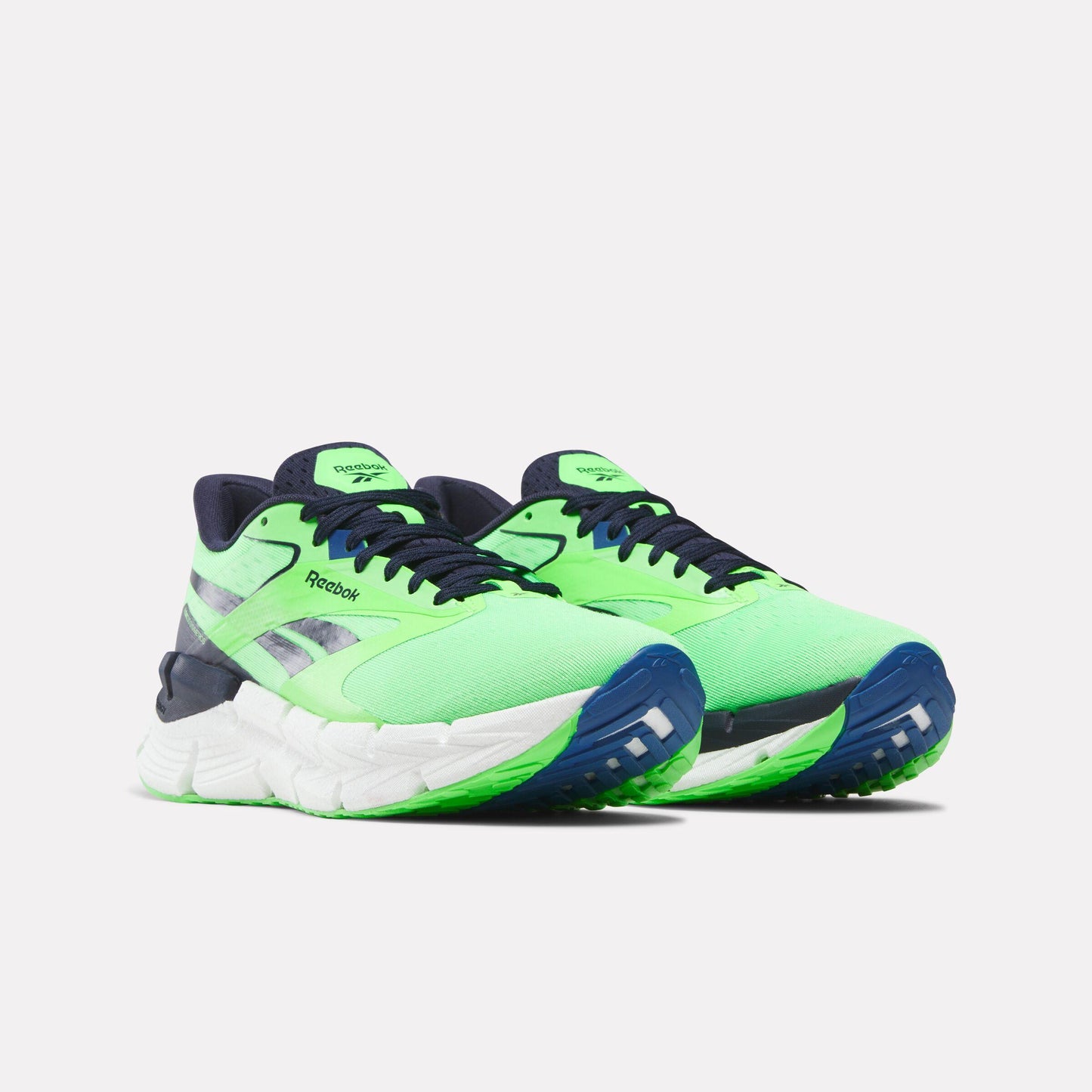 Reebok Footwear Men FloatZig Symmetros Shoes SOLAR LIME/VECTOR NAVY/TWILIGH