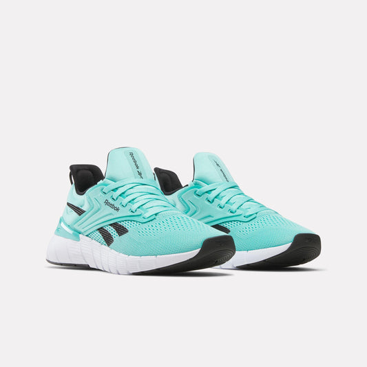 Reebok Footwear Women Nano Gym Shoes BLACK/FTWR WHITE/AI AQUA