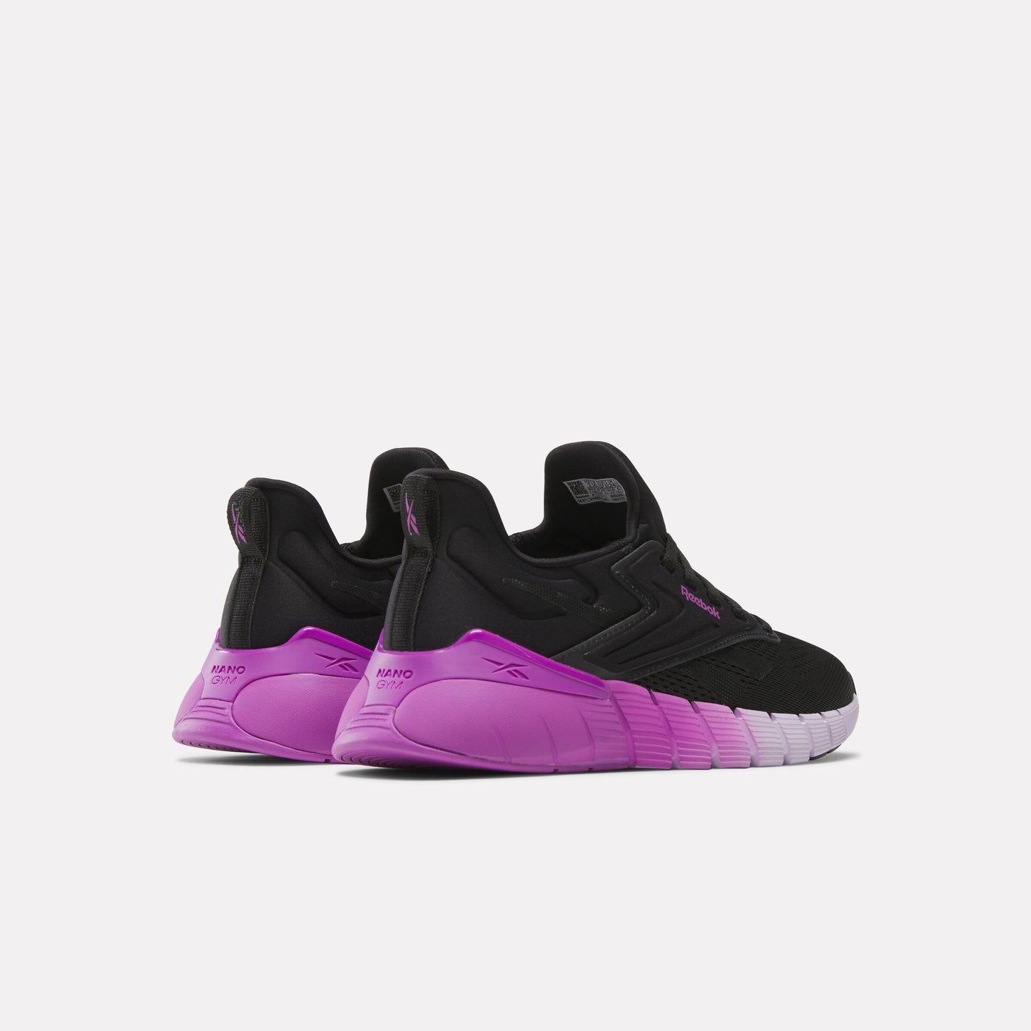 Reebok Footwear Women Nano Gym Shoes BLACK/PURPLE RAVE/DIGITAL GLEA