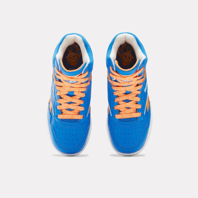 Blue and orange reebok shoes hotsell