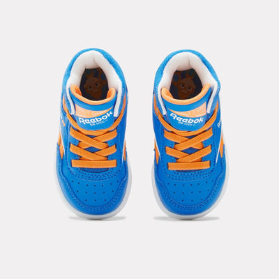 Reebok Footwear Kids Reebok x Blippi BB 4000 II Mid Basketball Shoes - Toddler BLUE/ORANGE/WHITE