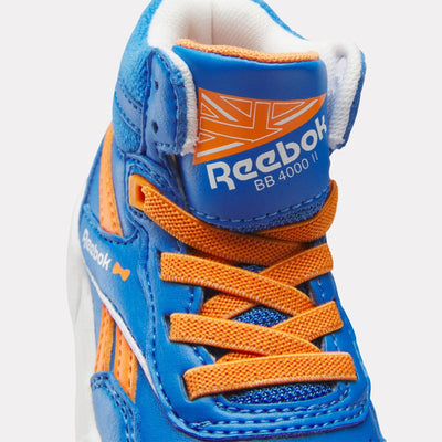 Reebok Footwear Kids Reebok x Blippi BB 4000 II Mid Basketball Shoes - Toddler BLUE/ORANGE/WHITE