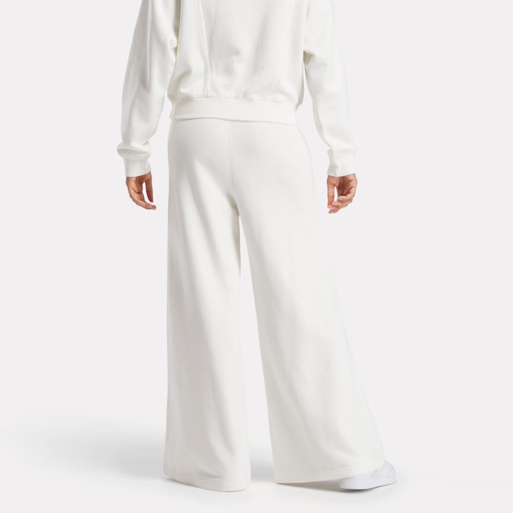 Reebok Apparel Women Icon Elements French Terry Pants CHALK