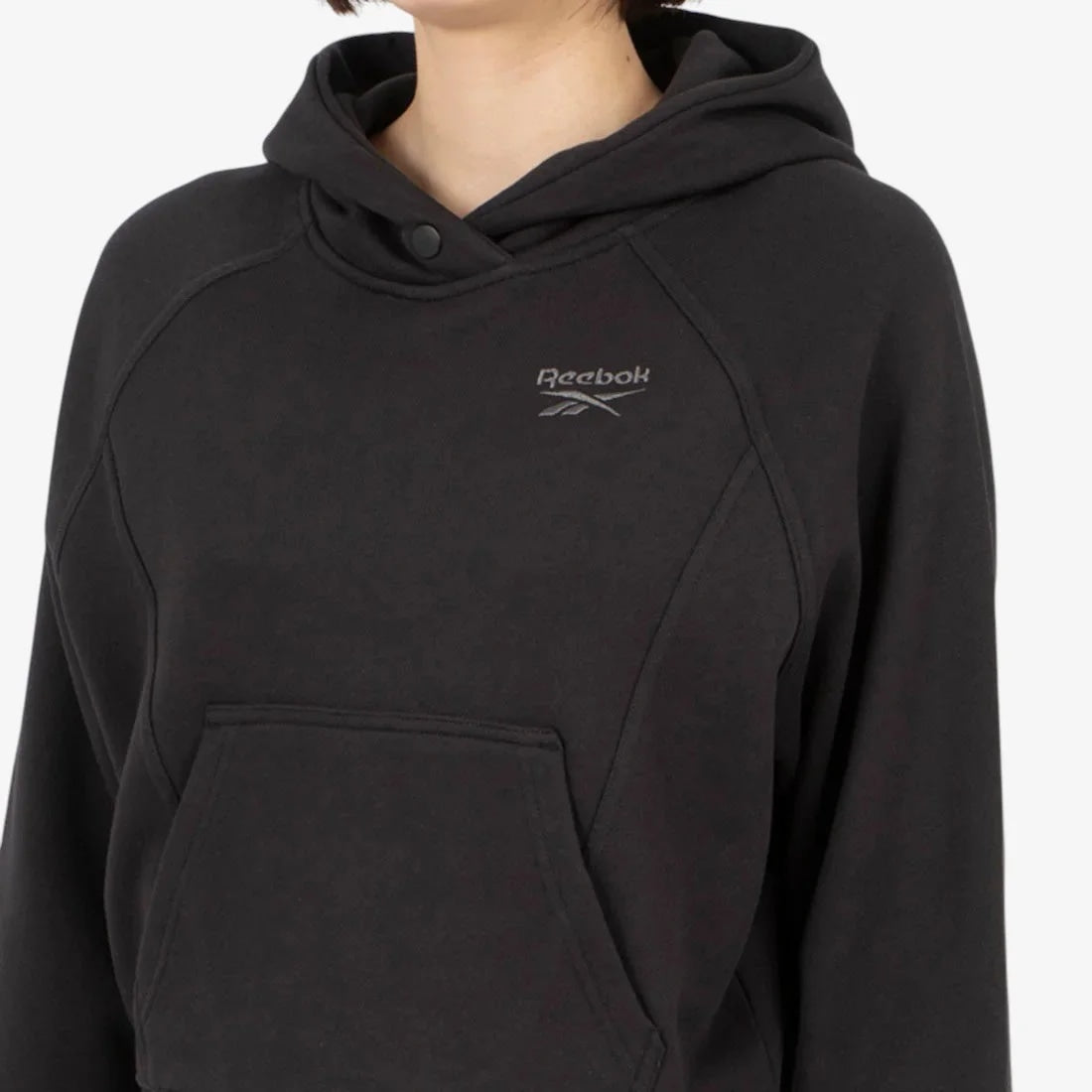 REEBOK APPAREL WOMEN Icon Elements French Terry Hoodie BLACK