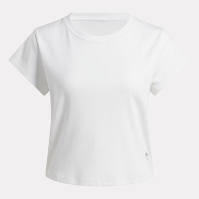 Reebok Apparel Women Studio Style T-Shirt WHITE