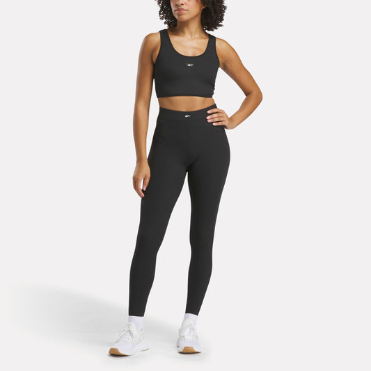 Reebok Apparel Women Rib Stirrup Leggings BLACK