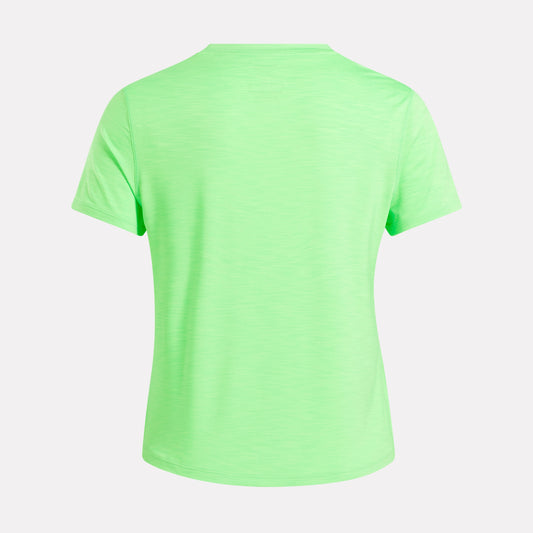 REEBOK APPAREL WOMEN RBK-CHILL Athletic T-Shirt SOLAR LIME