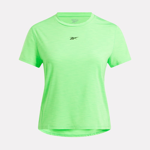 REEBOK APPAREL WOMEN RBK-CHILL Athletic T-Shirt SOLAR LIME