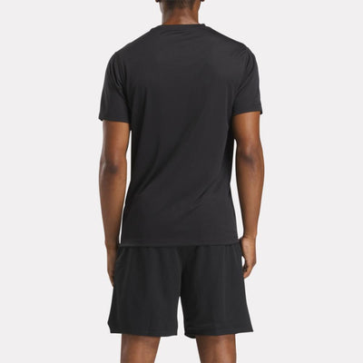 Reebok Apparel Men Training Tech T-Shirt BLACK/RED