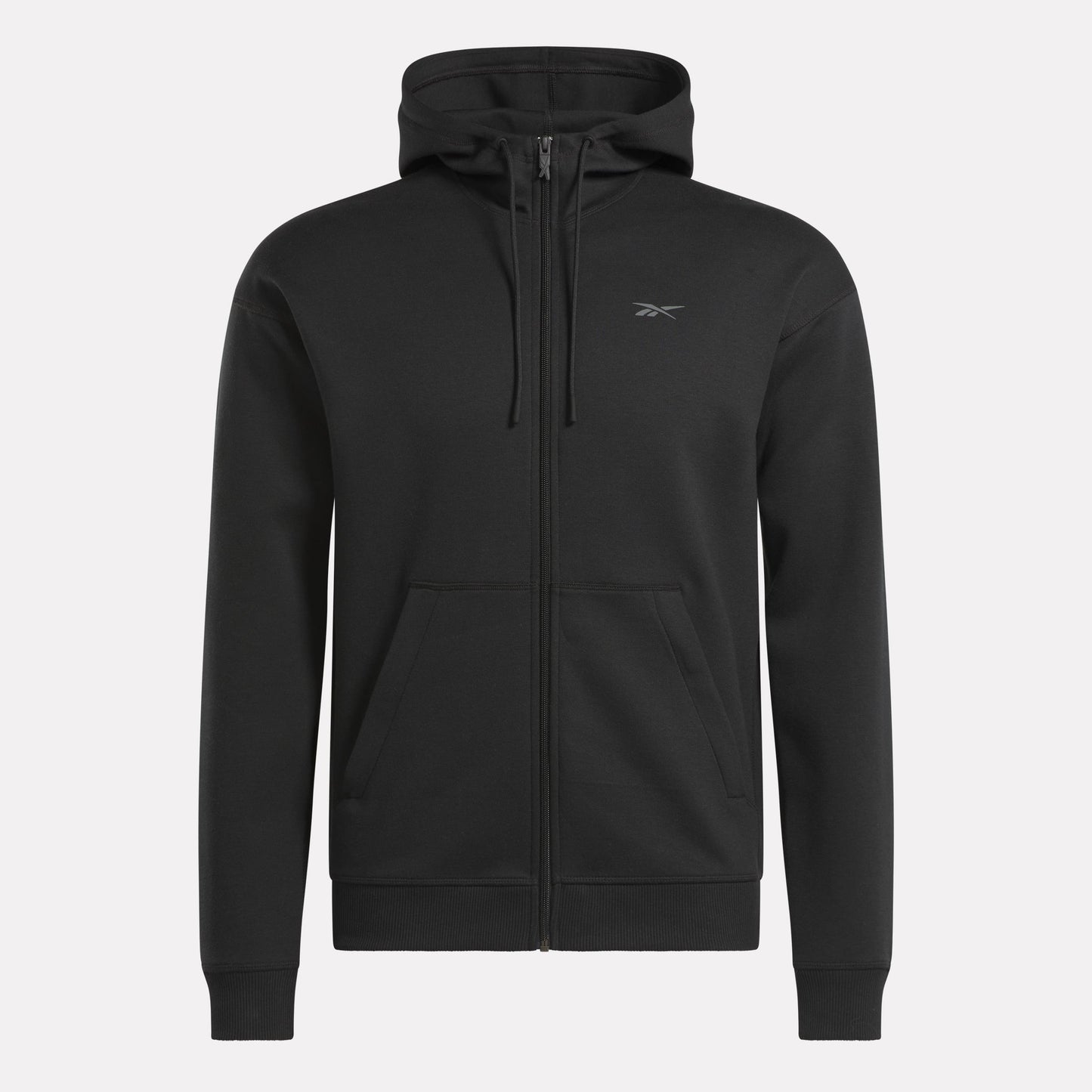 Reebok Apparel Men Athlete Full Zip Hoodie BLACK