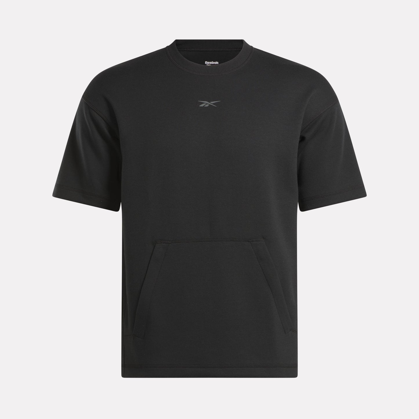 Reebok Apparel Men Athlete Crew Short Sleeve T-Shirt BLACK