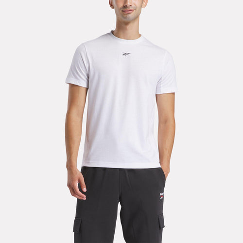 Reebok Apparel Men Athlete Training T-Shirt WHITE