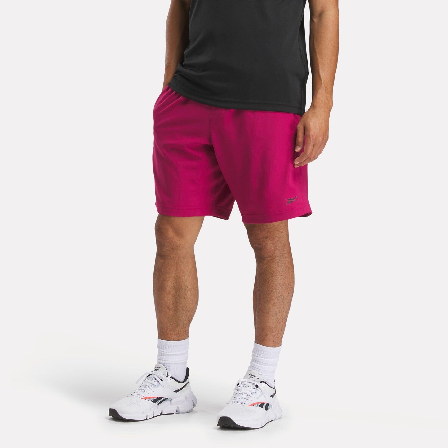 Reebok Apparel Men Workout Ready Shorts 9" VERY BERRY