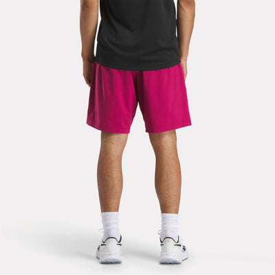 Reebok Apparel Men Workout Ready Shorts 9" VERY BERRY