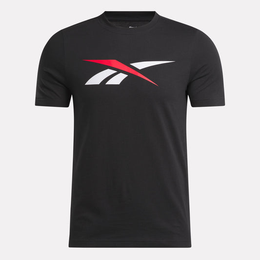 Reebok Apparel Men Reebok Graphic Series Vector T-Shirt BLACK/WHITE/VECTOR RED