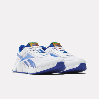 Reebok Footwear Kids Reebok x Sonic Zig Dynamica 2.0 Shoes - Grade School WHITE/BLUE/WHITE