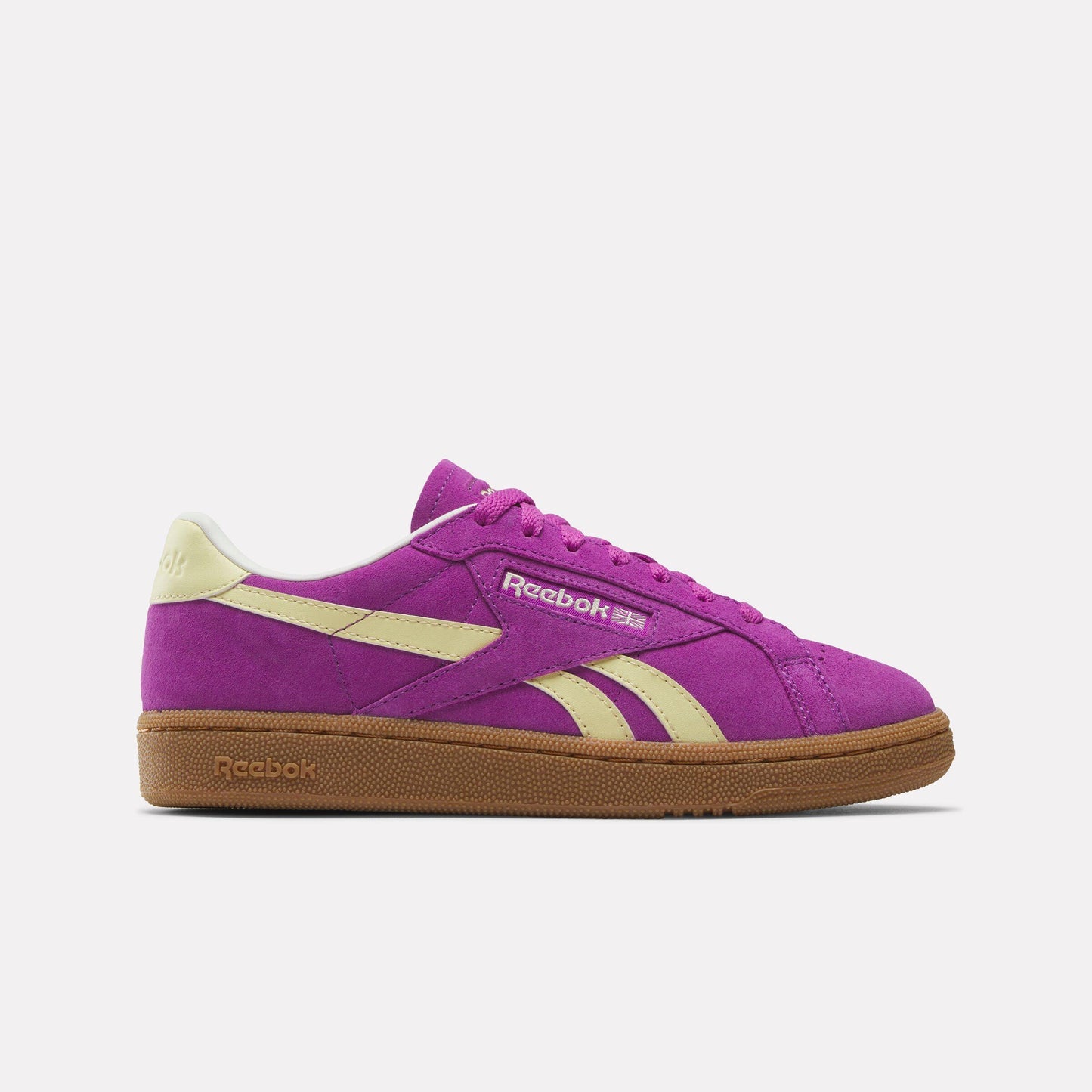 Reebok Footwear Women Club C Grounds UK Shoes PURPLERAVE/BLEACHEDYELLOW/CHAL