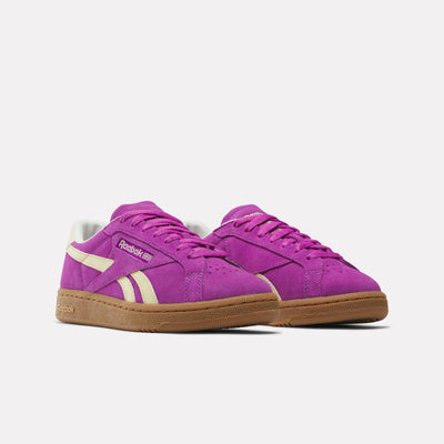 Reebok Footwear Women Club C Grounds UK Shoes PURPLERAVE/BLEACHEDYELLOW/CHAL