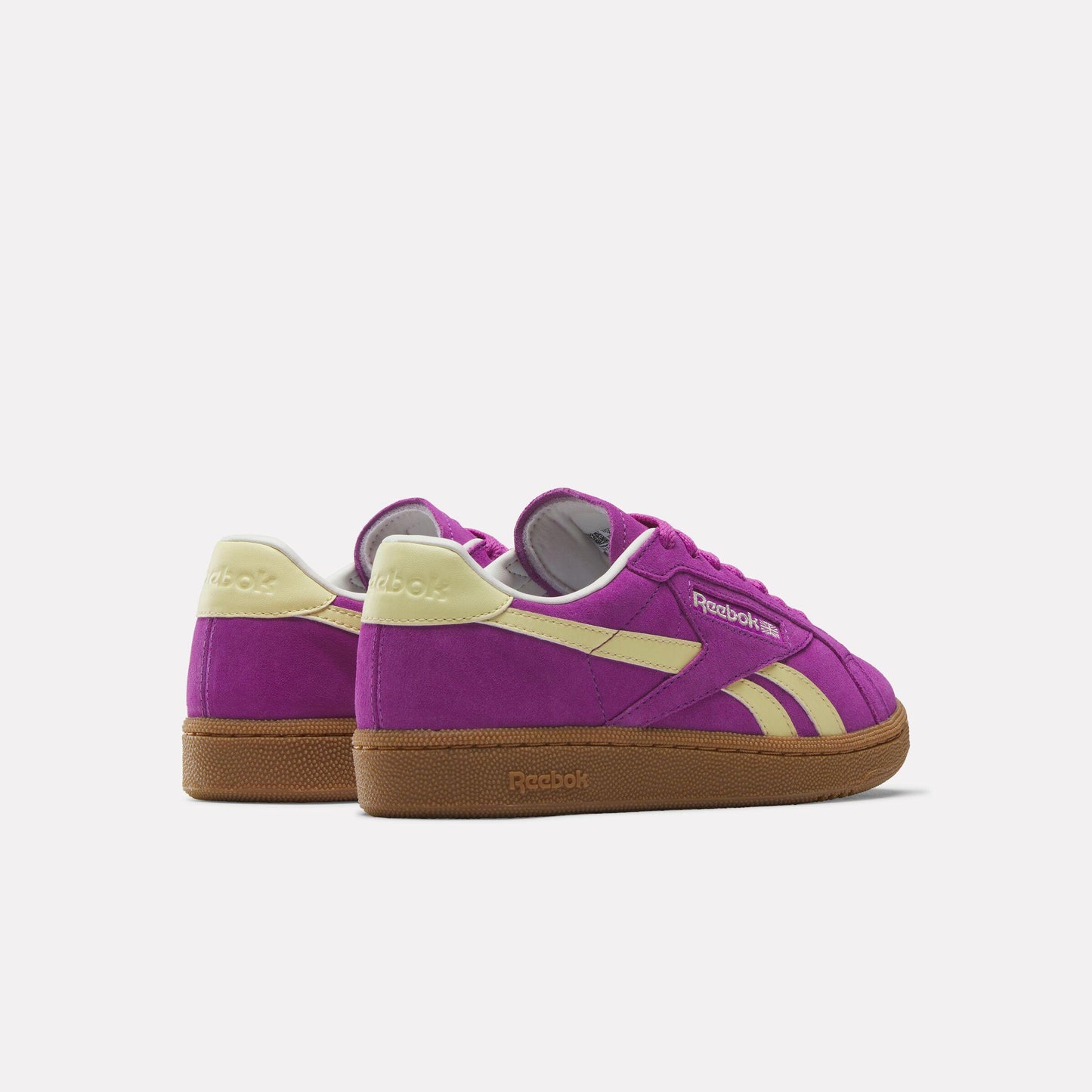 Reebok Footwear Women Club C Grounds UK Shoes PURPLERAVE/BLEACHEDYELLOW/CHAL