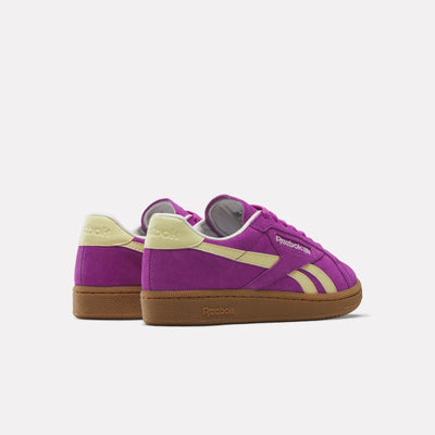 Reebok Footwear Women Club C Grounds UK Shoes PURPLERAVE/BLEACHEDYELLOW/CHAL