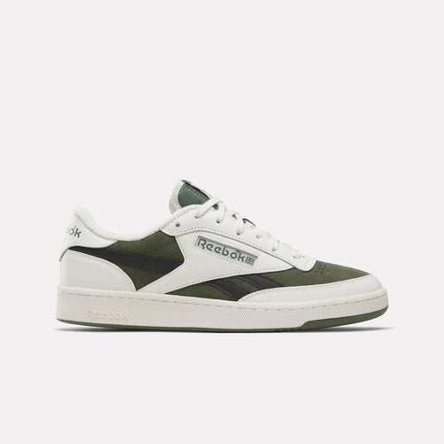 Reebok Footwear Men Club C Revenge Vintage II Shoes CHALK/BREAKAWAYGREEN/WASHEDBLA