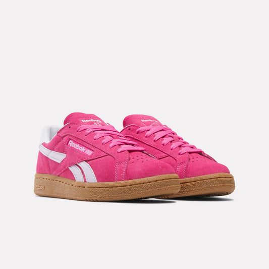 Reebok Footwear Women Club C Grounds UK Shoes TRUE PINK/DIGITAL GLEAM/GUM