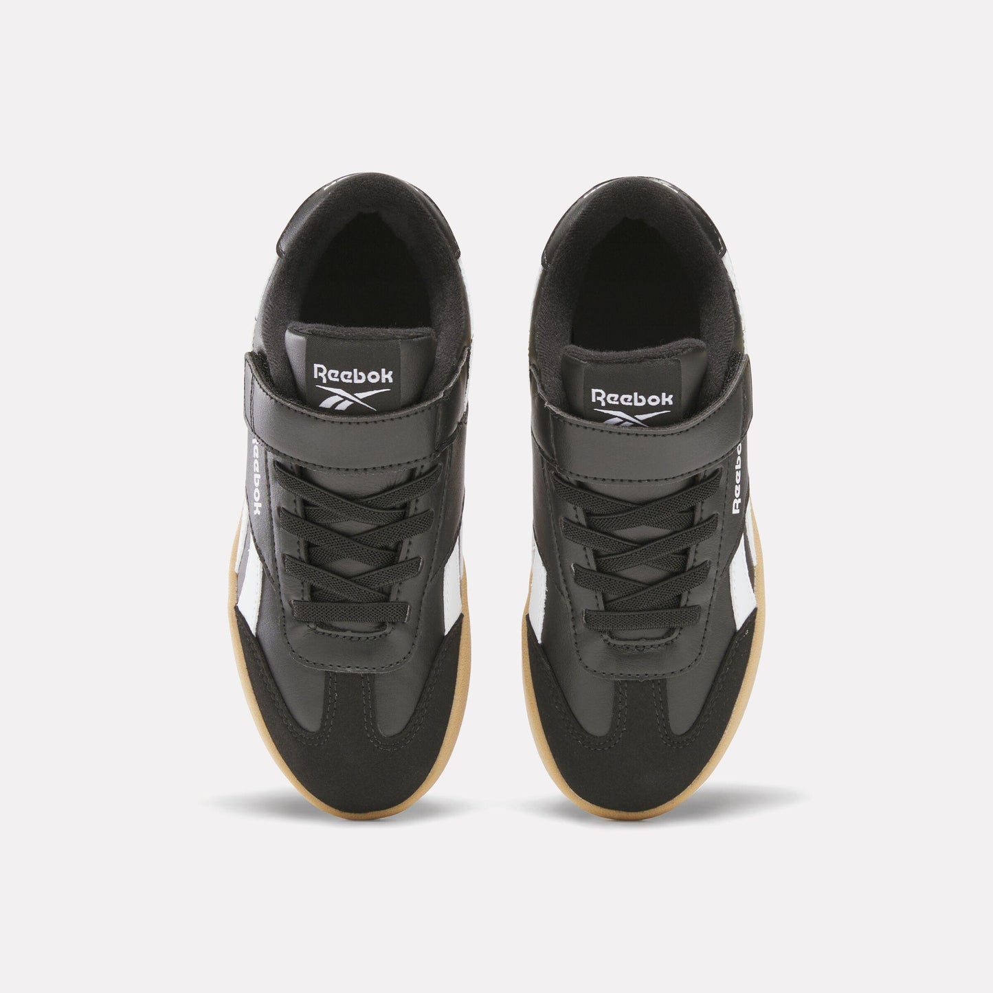 Reebok Footwear Kids Smash Edge Elastic Lace & Top Strap Shoes - Pre-School BLACK/FTWRWHITE/RGUM1