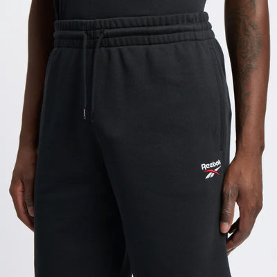 Reebok Apparel Men Reebok Identity Small Logo Shorts BLACK/WHITE/VECTOR RED