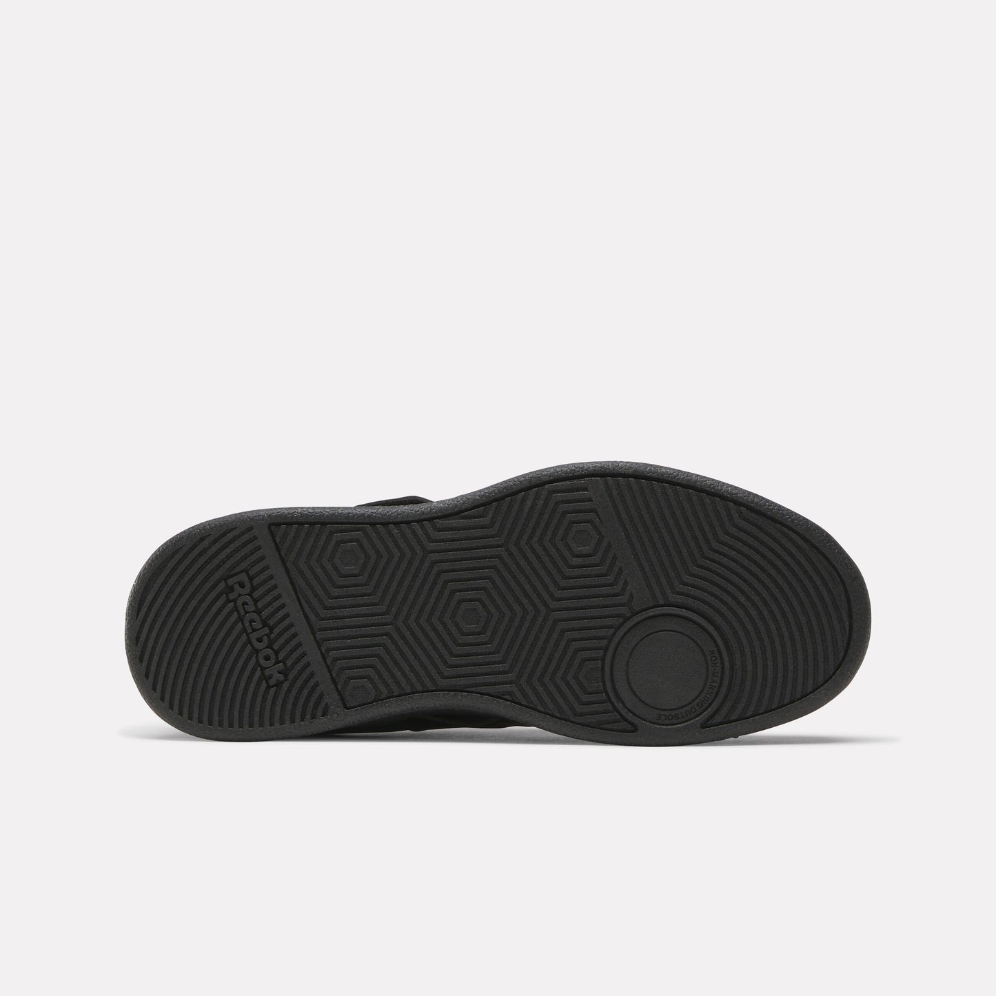 REEBOK FOOTWEAR KIDS Court Advance Elastic & Top Strap Shoes - Pre-School BLACK/BLACK/BLACK