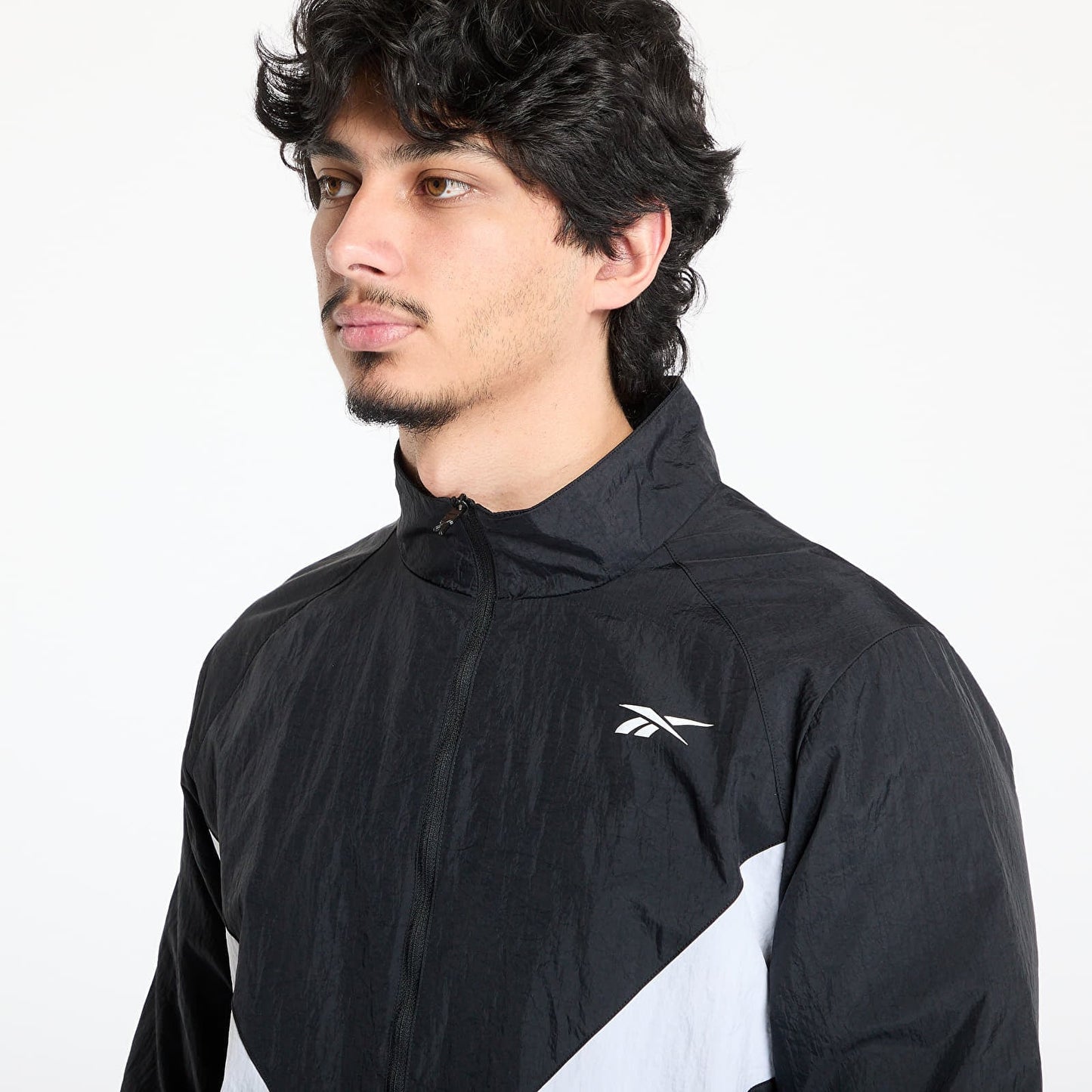 REEBOK APPAREL MEN Reebok Basketball Track Jacket BLACK