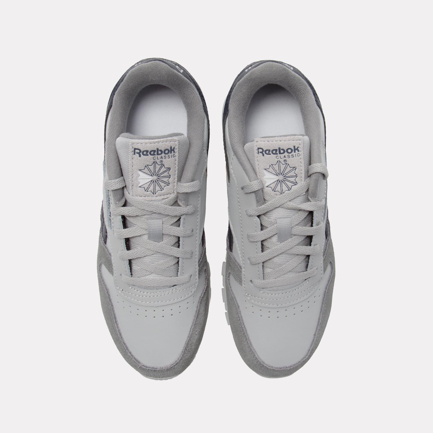 Reebok Footwear Kids Classic Leather Shoes – Pre-School GREY4/GREY1/VECTORNAVY