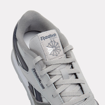 Reebok Footwear Kids Classic Leather Shoes – Pre-School GREY4/GREY1/VECTORNAVY