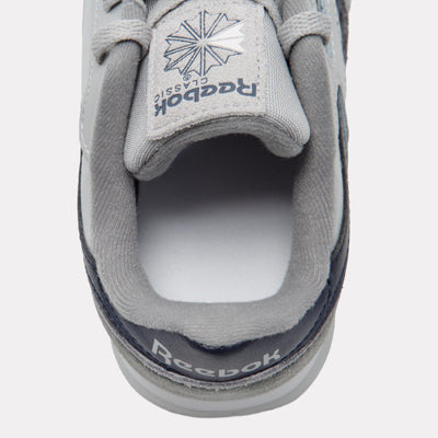 Reebok Footwear Kids Classic Leather Shoes – Pre-School GREY4/GREY1/VECTORNAVY