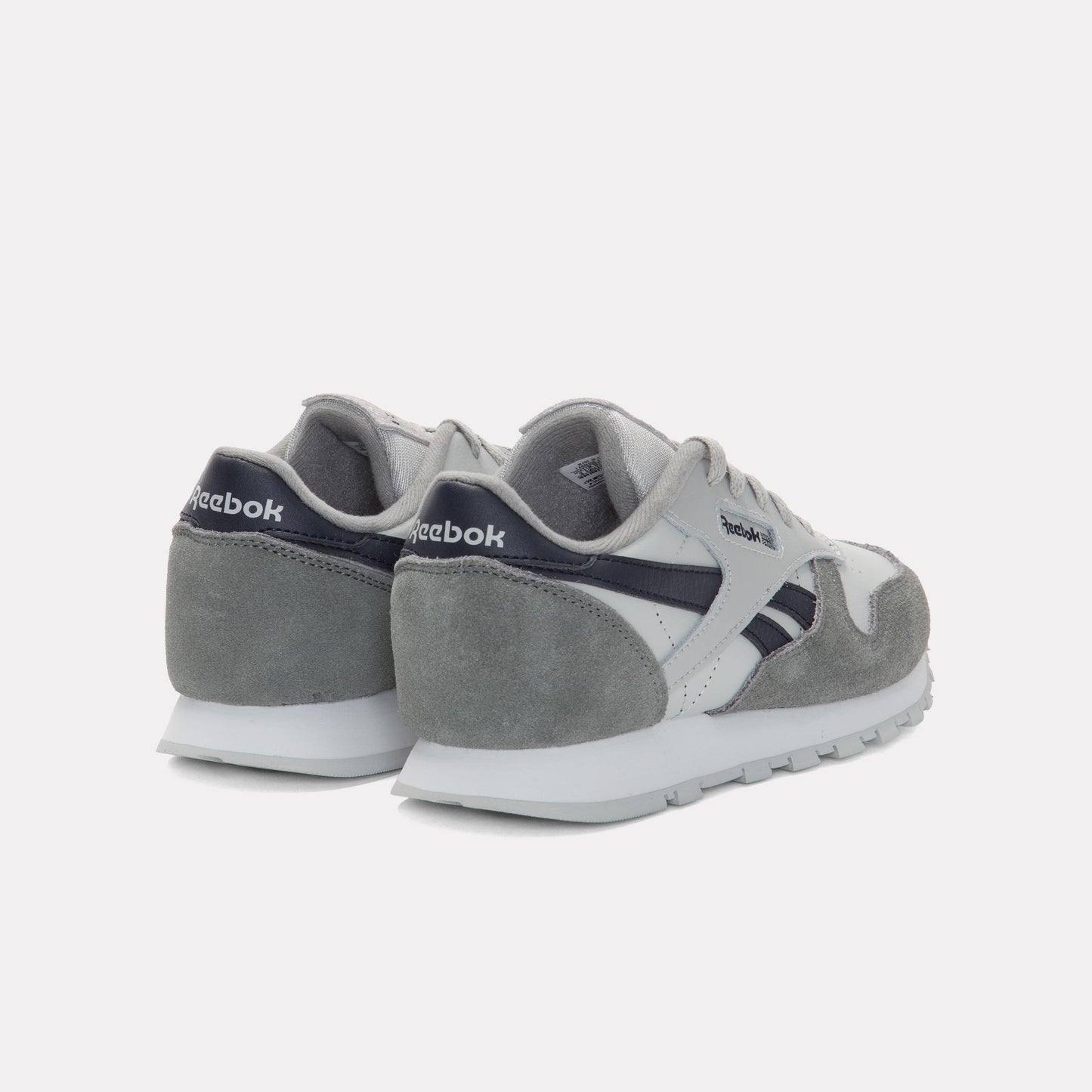 Reebok Footwear Kids Classic Leather Shoes – Pre-School GREY4/GREY1/VECTORNAVY