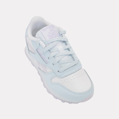 Reebok Footwear Kids Classic Leather Shoes – Pre-School FTWRWHITE/GLASSBLUE/DIGITALGLE