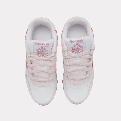 Reebok Footwear Kids Classic Leather Shoes – Pre-School FTWRWHITE/FROSTEDBERRY/STUDIOP