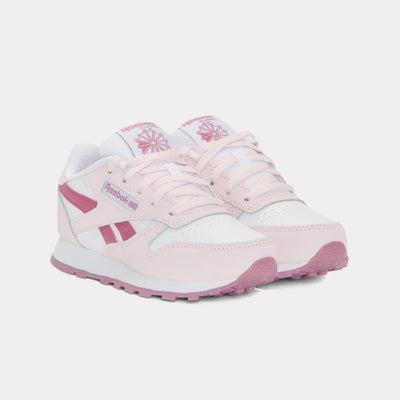 Reebok Footwear Kids Classic Leather Shoes – Pre-School FTWRWHITE/FROSTEDBERRY/STUDIOP