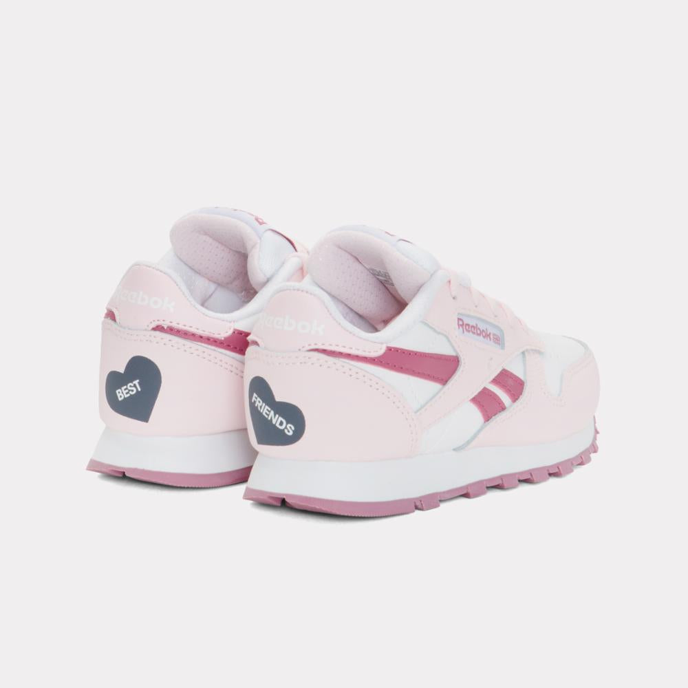 Reebok Footwear Kids Classic Leather Shoes – Pre-School FTWRWHITE/FROSTEDBERRY/STUDIOP