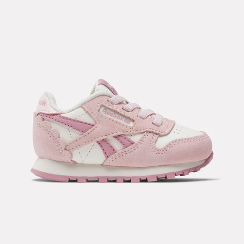 Reebok Footwear Kids Classic Leather Shoes - Baby & Toddler FTWRWHITE/FROSTEDBERRY/CHALK